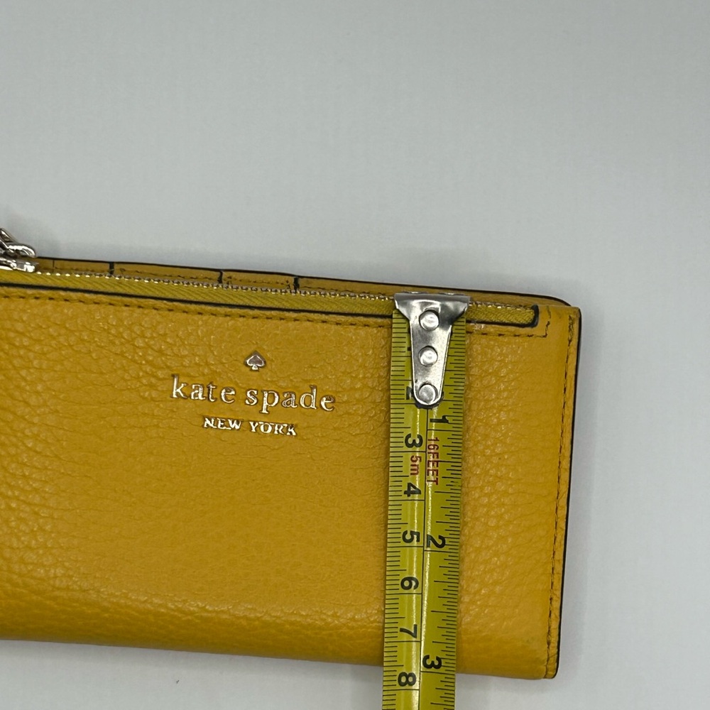 Kate Spade Mustard Yellow Leather Wallet - Picture 10 of 10